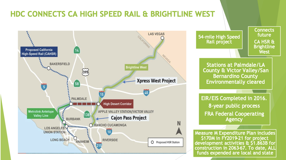Hdc Connects Ca High Speed Rail & Brightline West