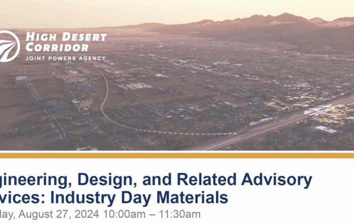 Engineering Design and Related Advisory Services Industry Day Preview